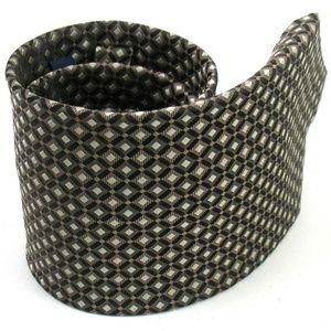 Basic Editions Men's Tie - Copper Check Hand Made